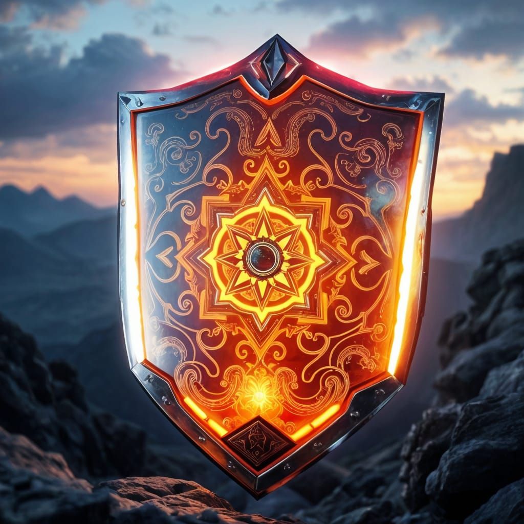 Kael Varyon's shield