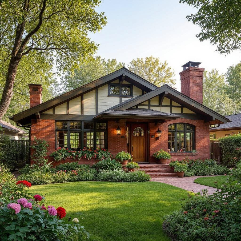 Cozy Brick Bungalow Surrounded by Nature
