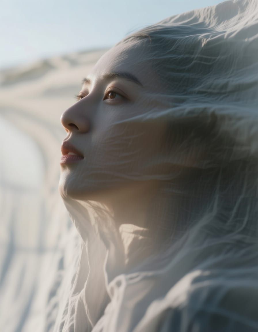 In the Border Between Positive and Negative Space, Was She E...