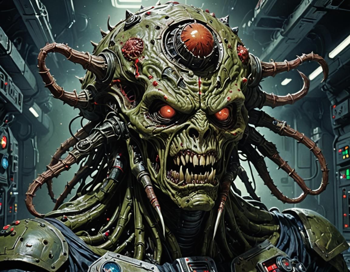 Cenobite from space hell, whatever the hell that is.