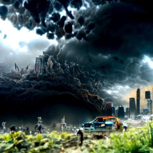 Epic Apocalypse: Detailed Digital Matte Painting