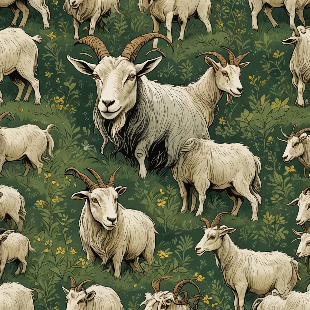 Tolkien Goat Generated by AI