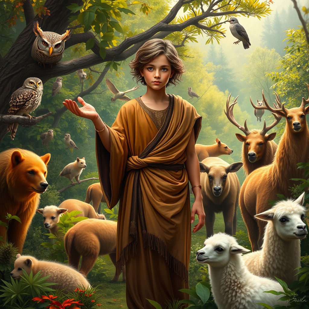 Adam in Eden: A Fantastical Matte Painting