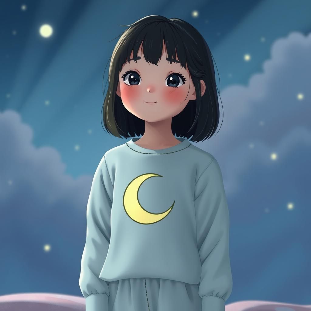 Moon on your pyjamas