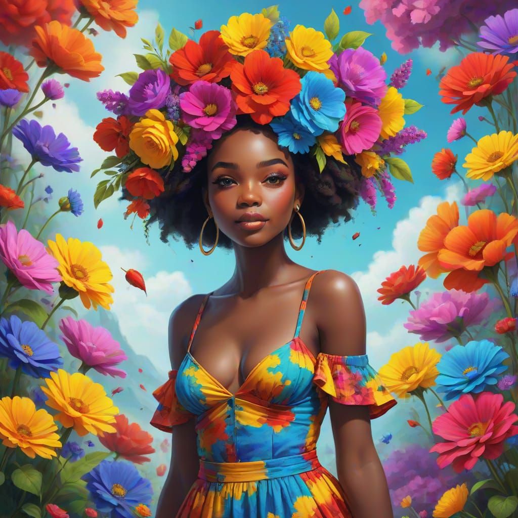 Colorful Abstract Creation: Vibrant and Stunning Design