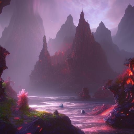 Hallucination: Detailed Matte Painting in Deep Color