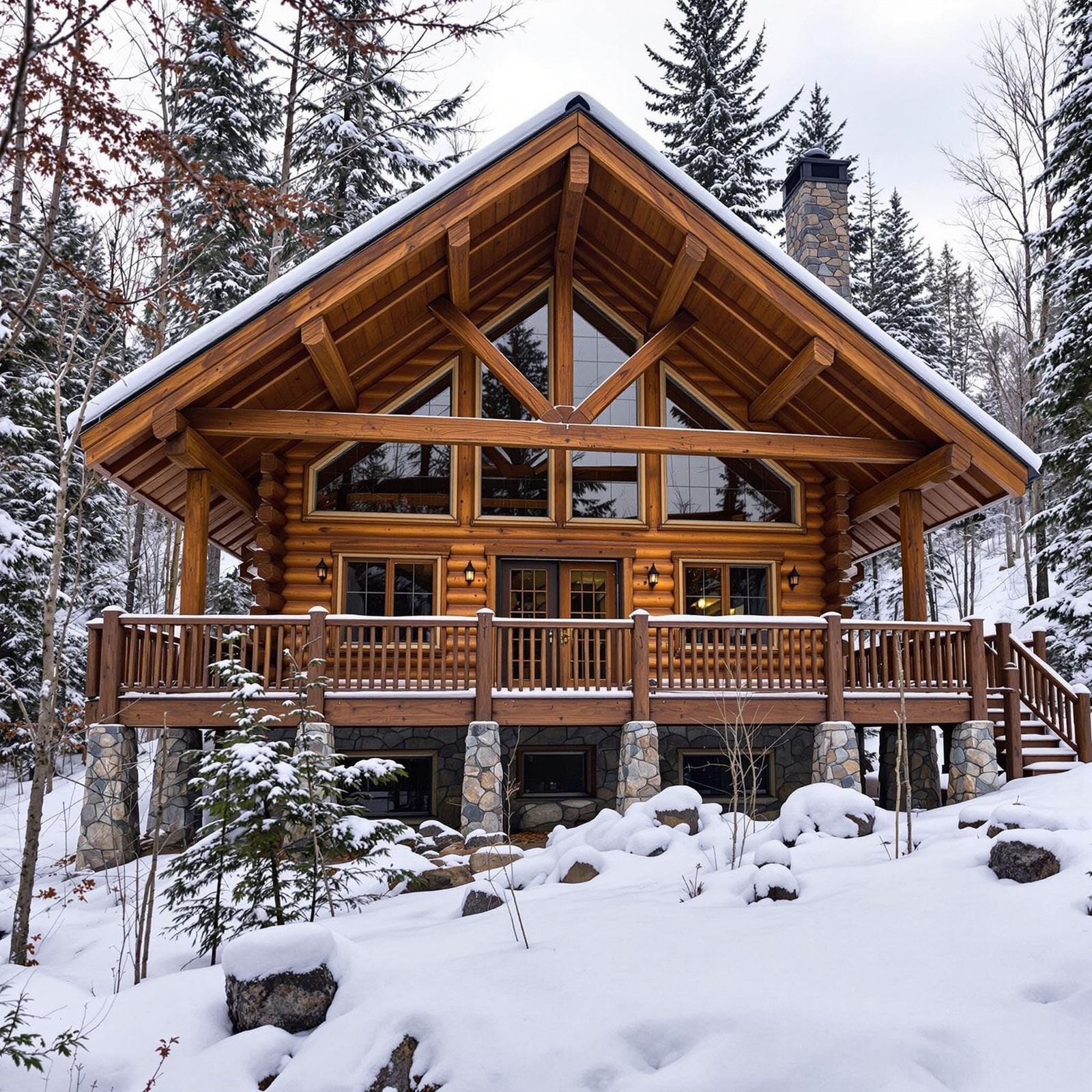 Charming Log Chalet in the Appalachians