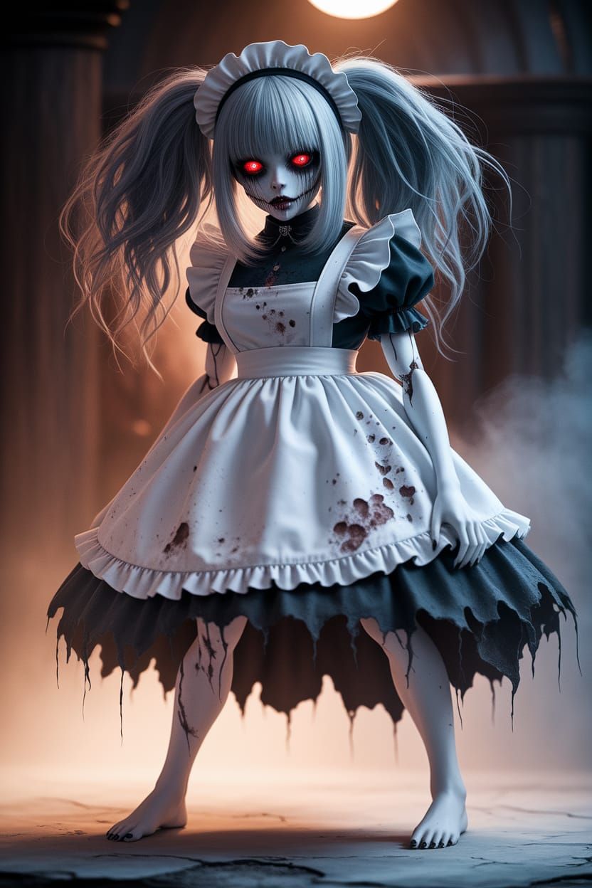 Hollow Grayfia Lucifuge: A Haunting Spectral Photograph