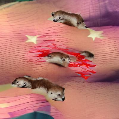 Surreal Grotesque Landscape in Dark Fantasy Style