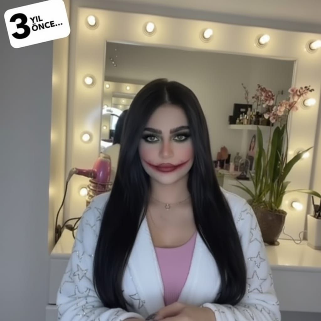 Natural Joker Makeup Portrait