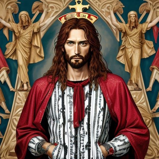 Jesus Dressed in Vivienne Westwood Fashion