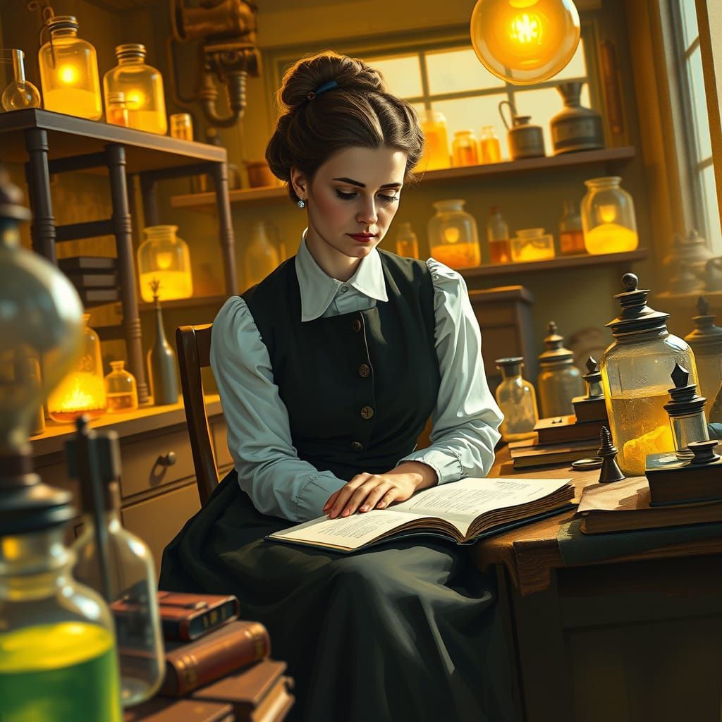 Intimate Portrait of a Pioneering Scientist in Warm, Golden ...