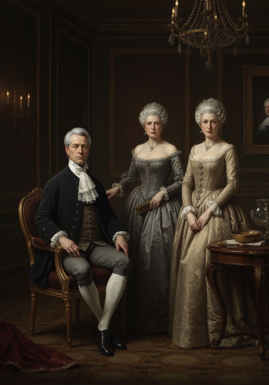 Opulent Group Portrait in Dutch Golden Age Style