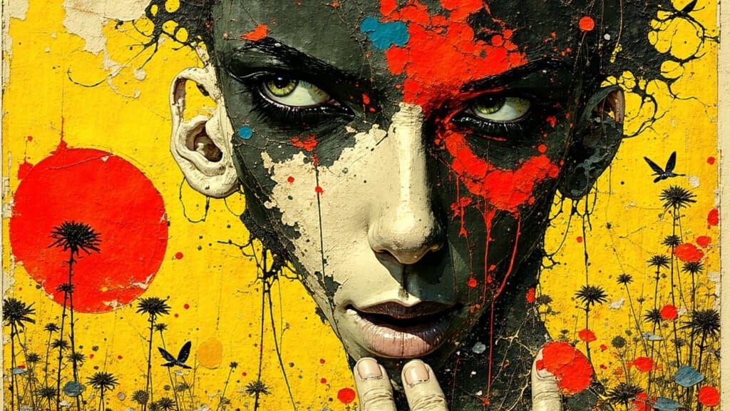 Dark Surrealism in Graffiti Style