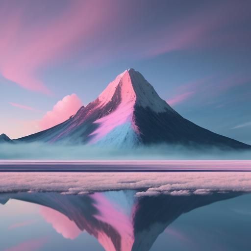 Salar de Uyuni Mirrored Landscape in Pastel Hues