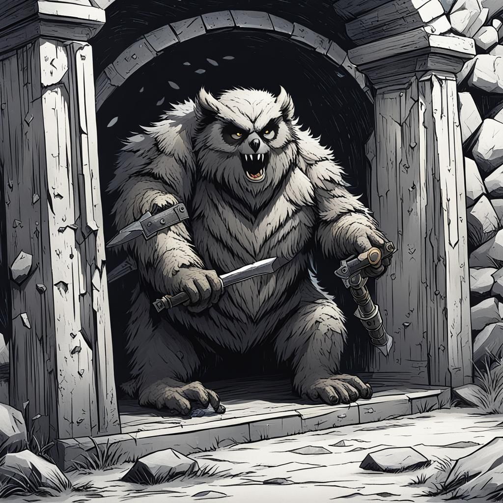 Owlbear Thief Cracks a Vault