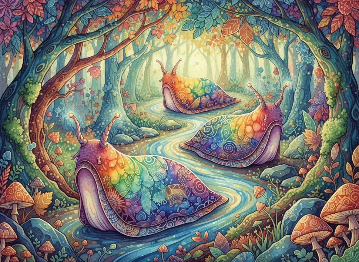 Intricately detailed alcohol ink illustration, Zentangle, fantasy illustration, detailed painting, and vibrant color, 3 ...