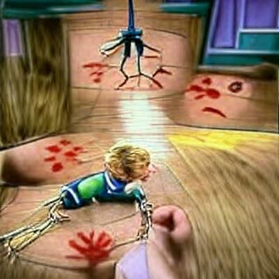 AI Generated Image of Childhood Trauma