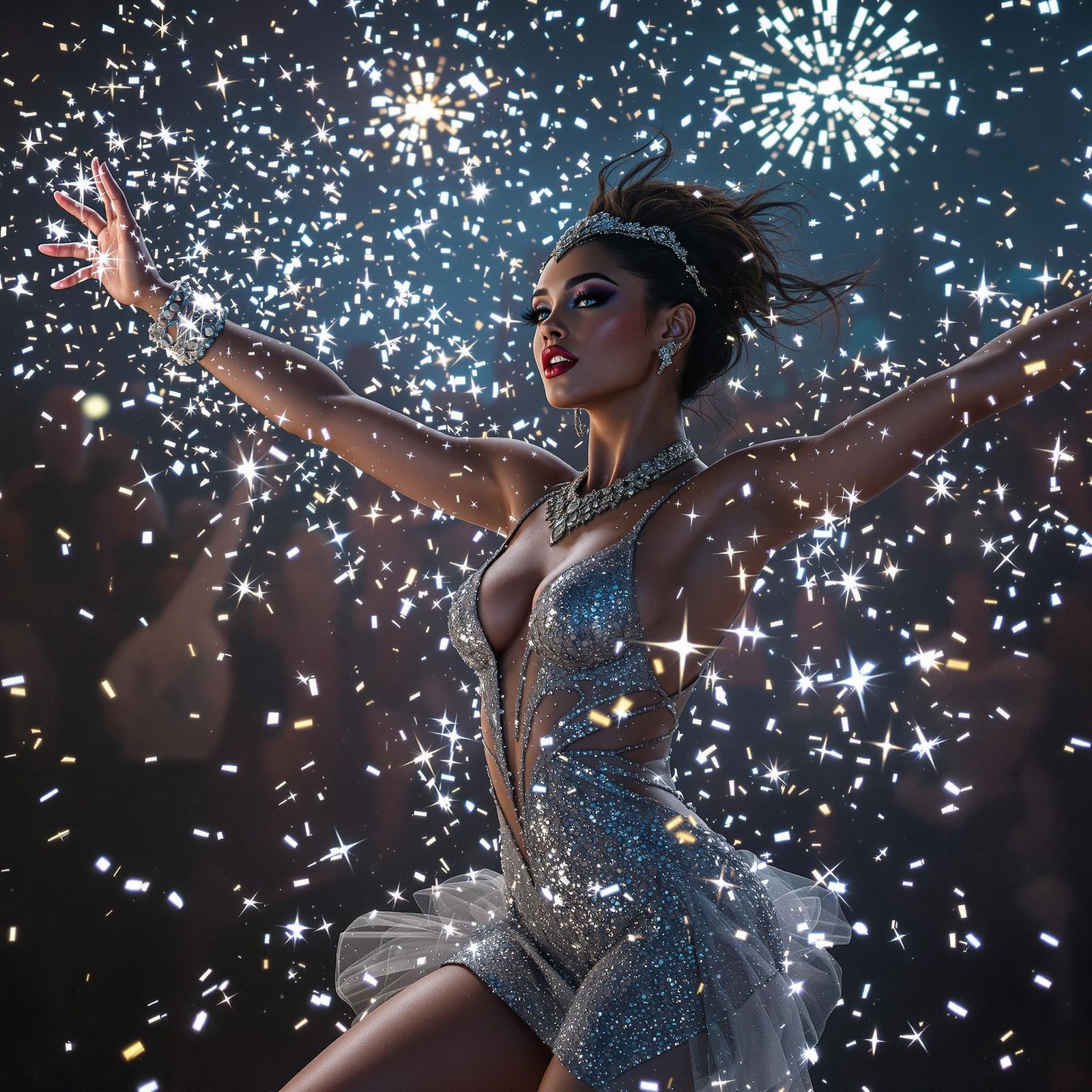 Enchantress Dances, Casting Silver Light in Hyperrealism