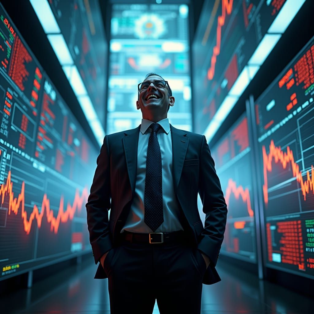 Triumphant Trader Amidst Market Collapse