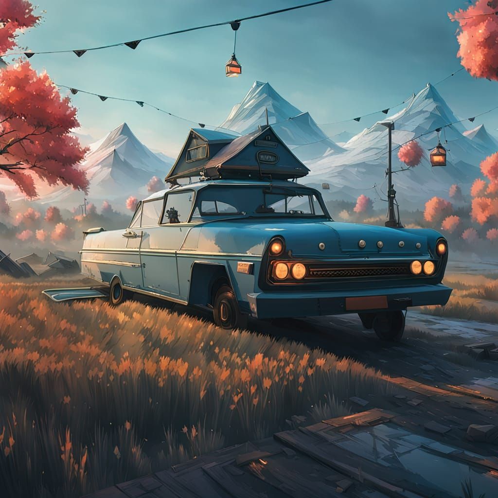 Surreal Water Spirit Made from Intricately Folded Origami Pa...