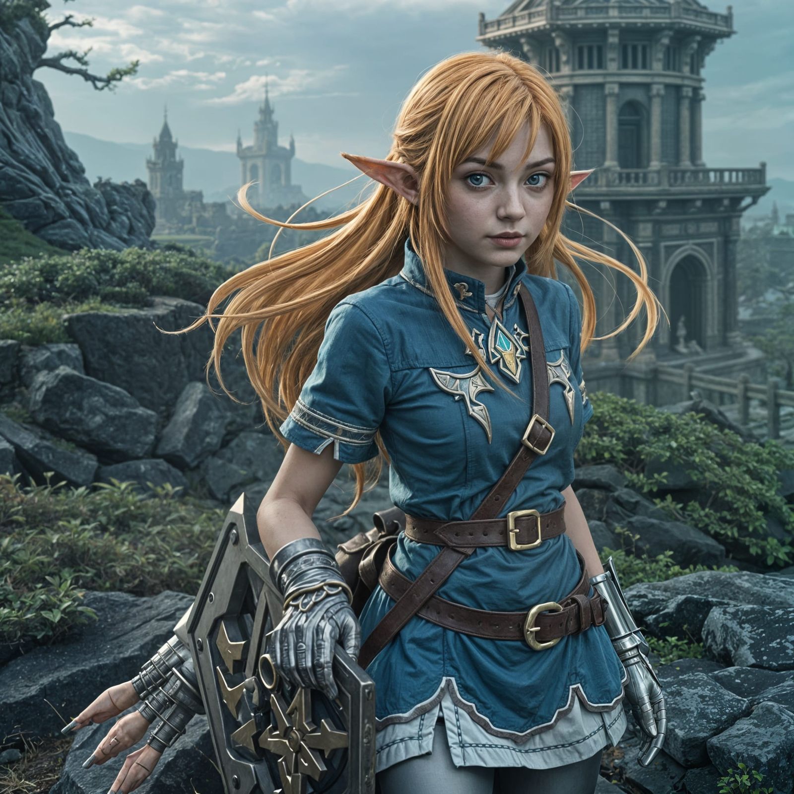 Hyperrealistic Hyrule Landscape in High Definition