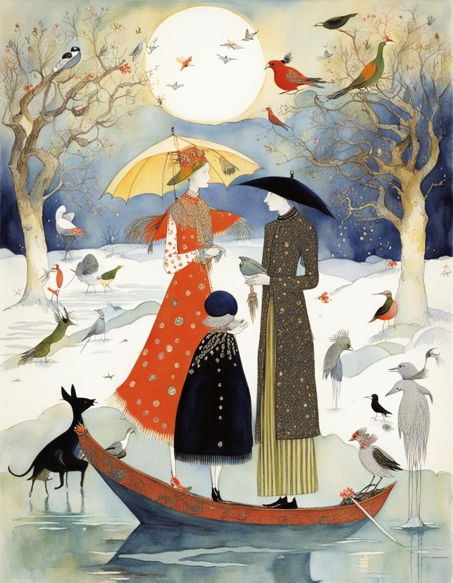 Enchanting Character Design in Children's Book Style