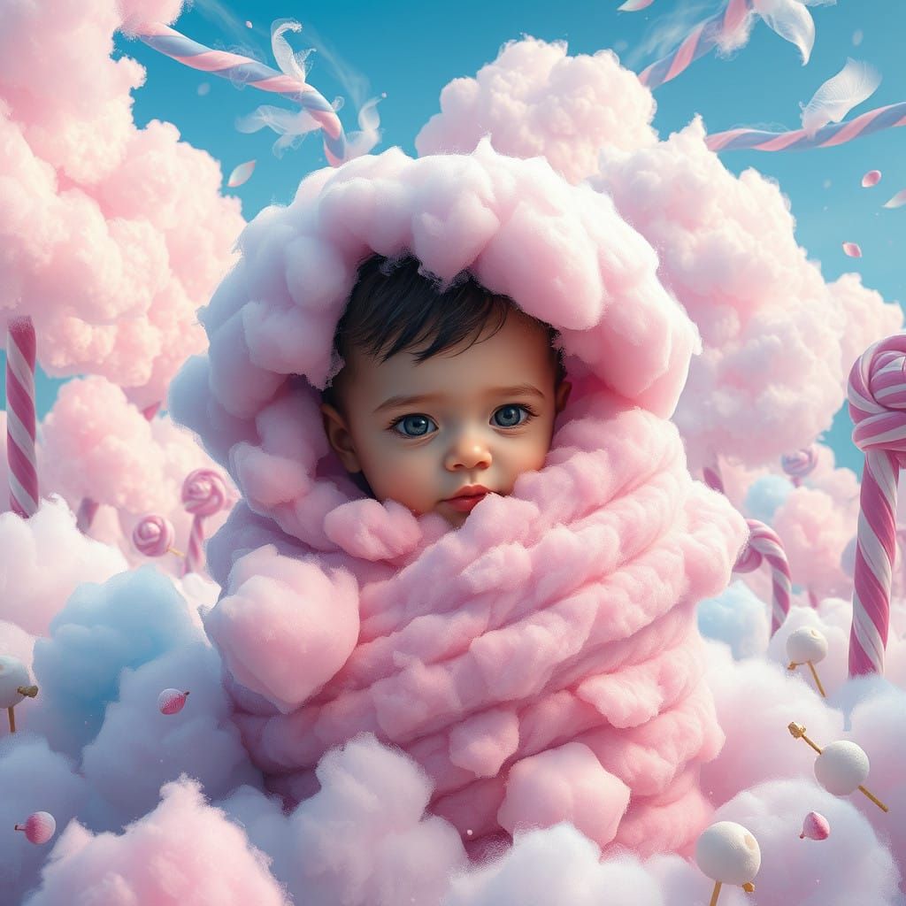 Magical Cotton Candy Realm Unfolds in Whimsical Dreamscapes