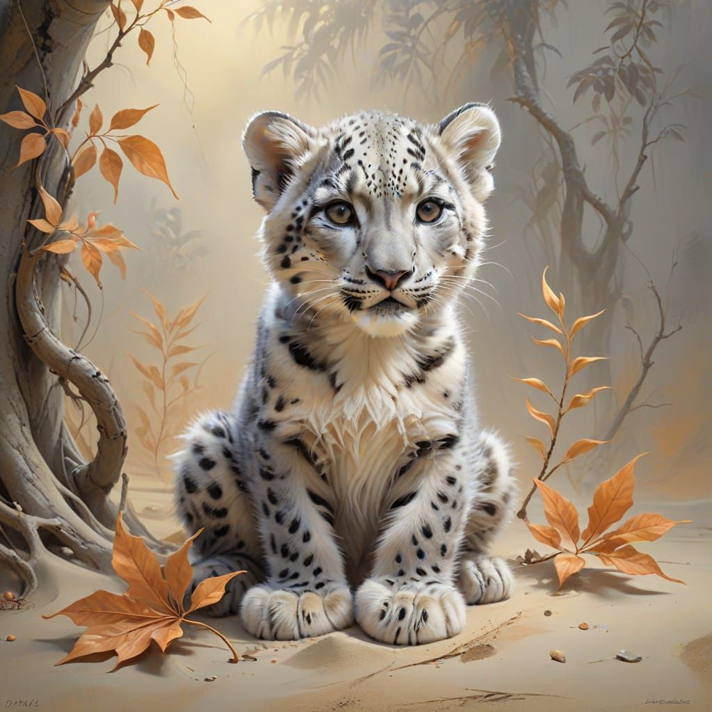Baby Snow Leopard 2