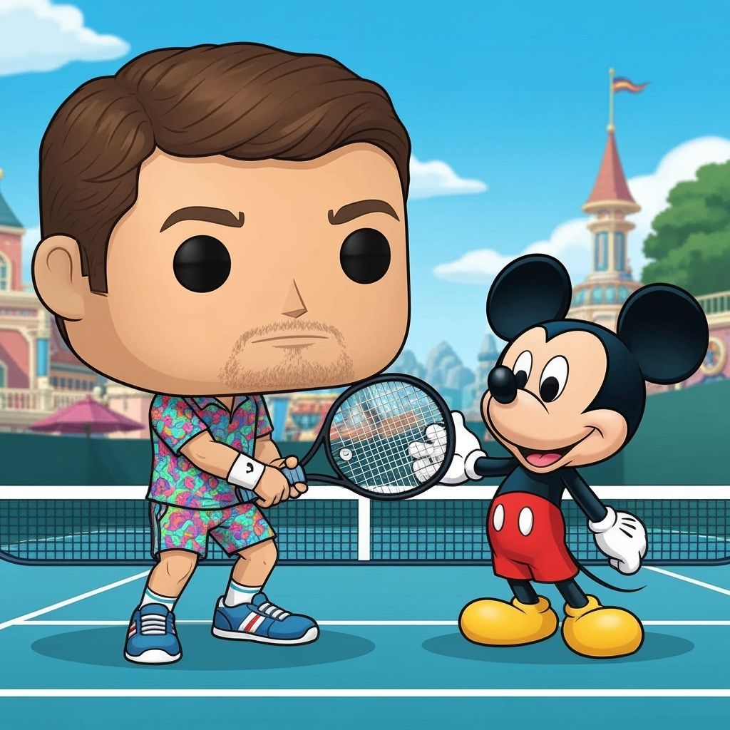 Funko Pop Figure Disney Grigor Dimitrov Playing Tennis with ...
