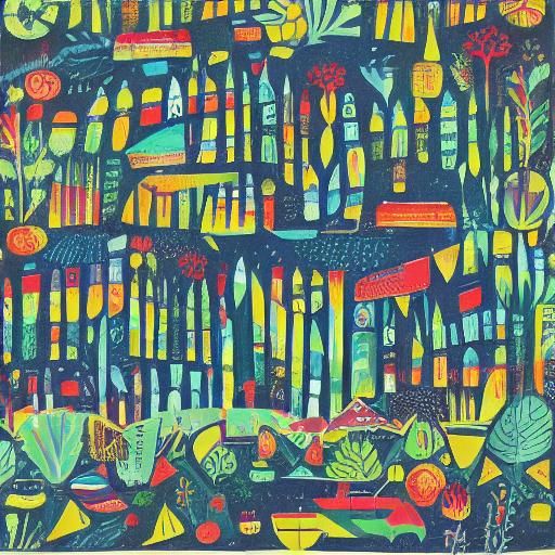 Songs for Liquid Days: AI Generated Image