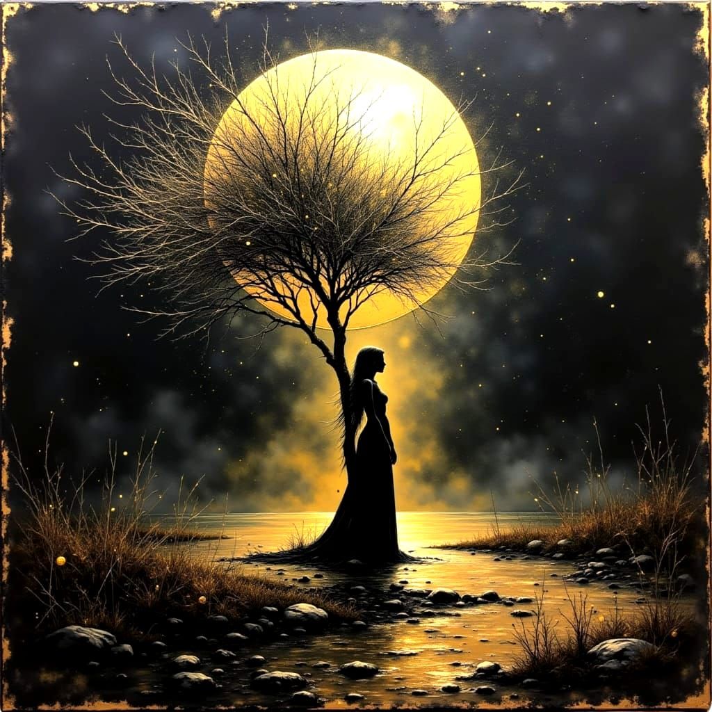 She said she wouldn’t cry, 
That was really just a lie  - Delerium