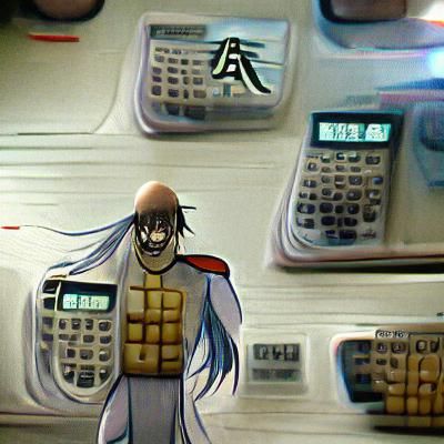 Calculator Illustration: Modern Digital Rendering