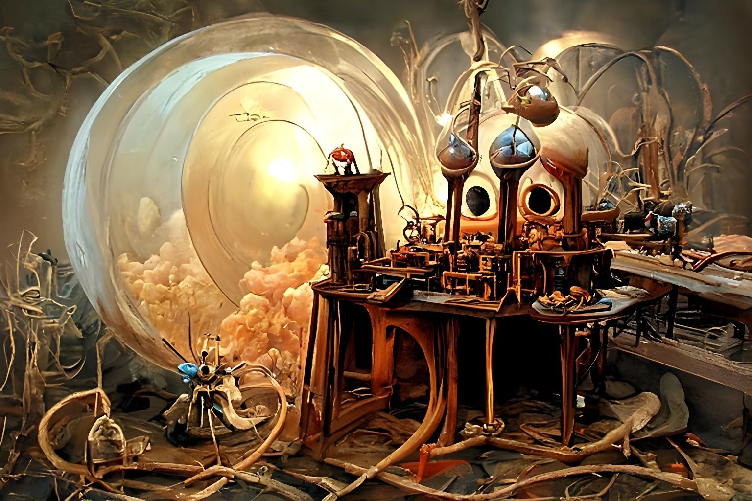 Magical Machine: Hyperdetailed Digital Painting in Cel-Shade...