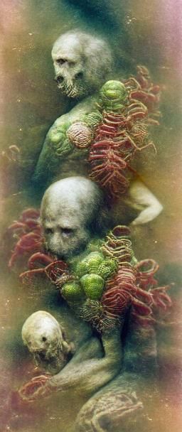 Zombie Mutant in Photographic Style