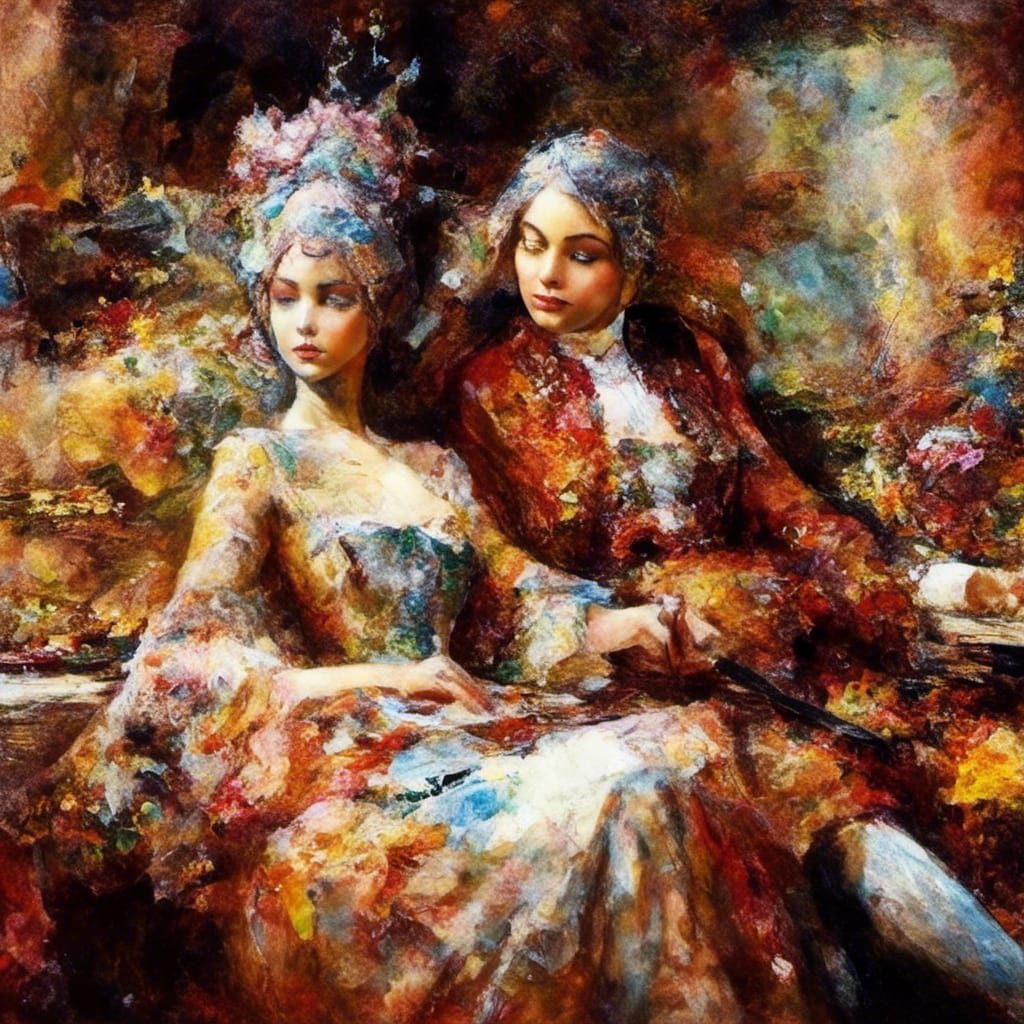 Woman Knight in Old School Style