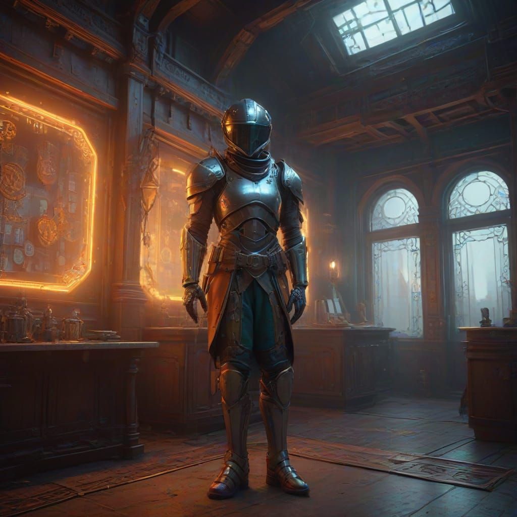 Time Travelers Step Through a Futuristic Portal