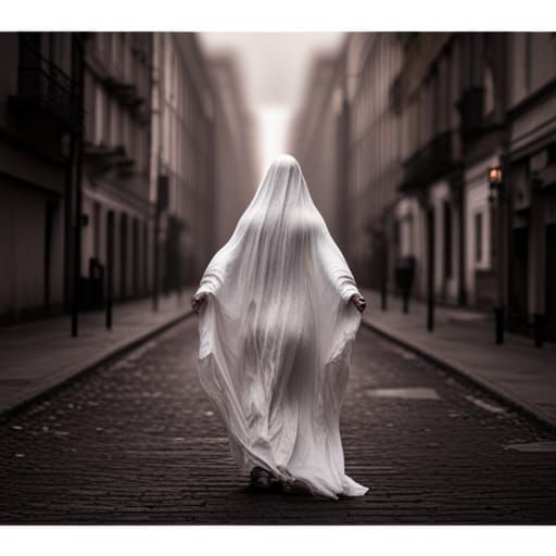 Ethereal Female Ghosts in Hyperrealistic Style