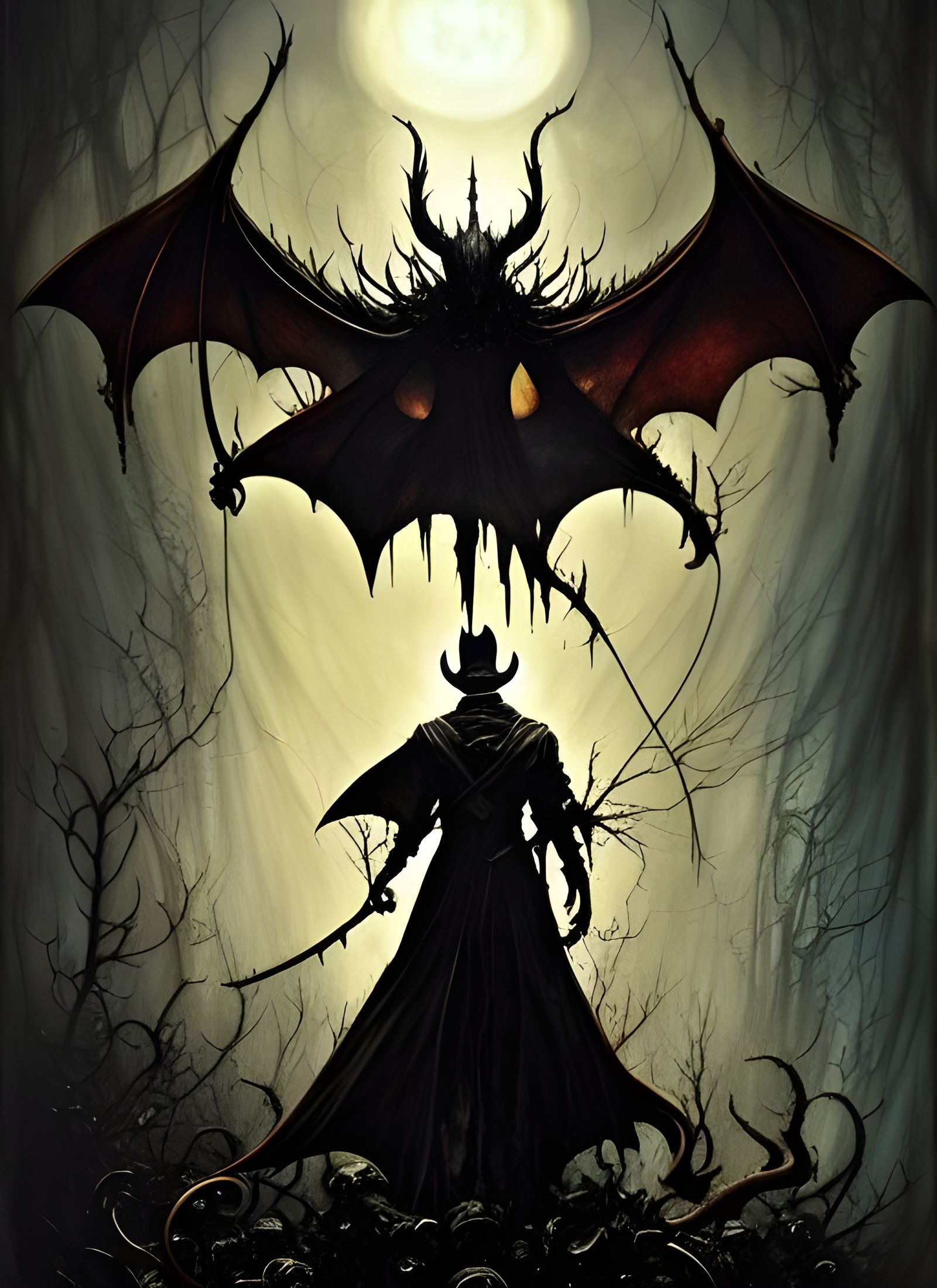 Golden Bat: A Nightmarish Cartoon in Deep Colors