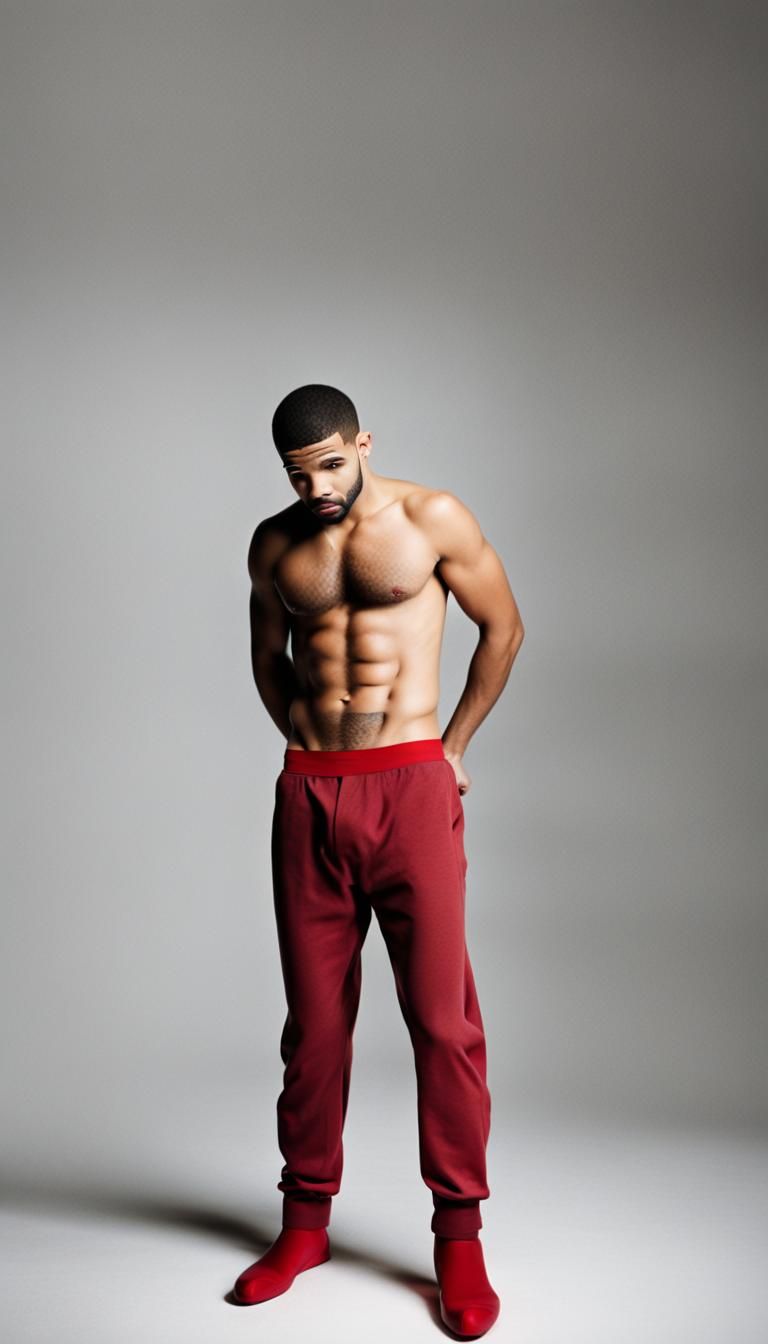 Drake in Underwear: AI Generated Image