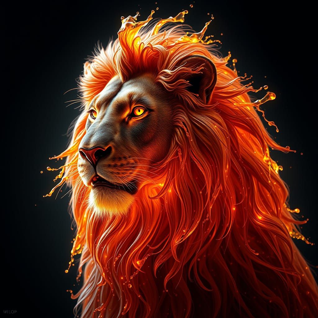 Invisible Lion of Amber Syrup