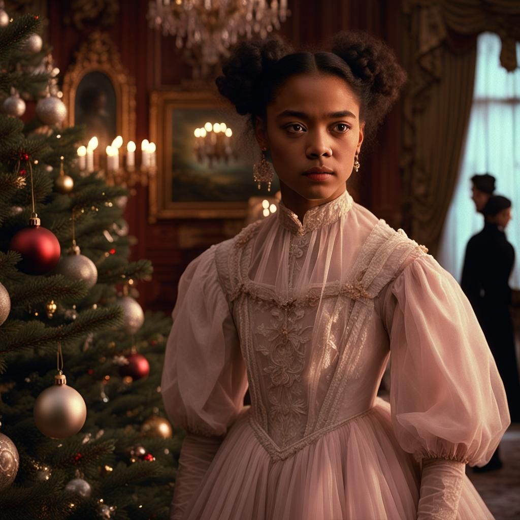 Clara in a Dark Fantasy Nutcracker Scene