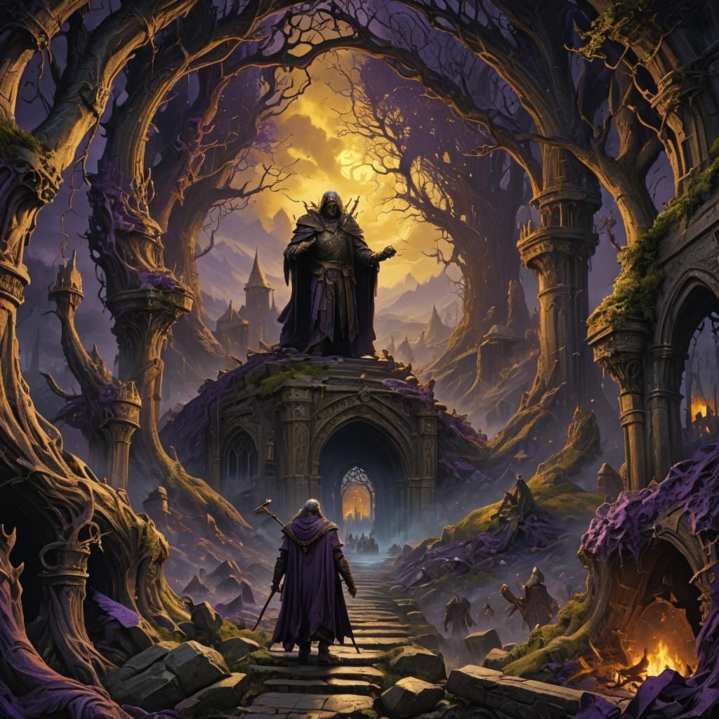 Middle-earth Horror in Dark Fantasy Concept Art