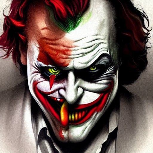 Sinister Clown Mashup by Greg Rutkowski