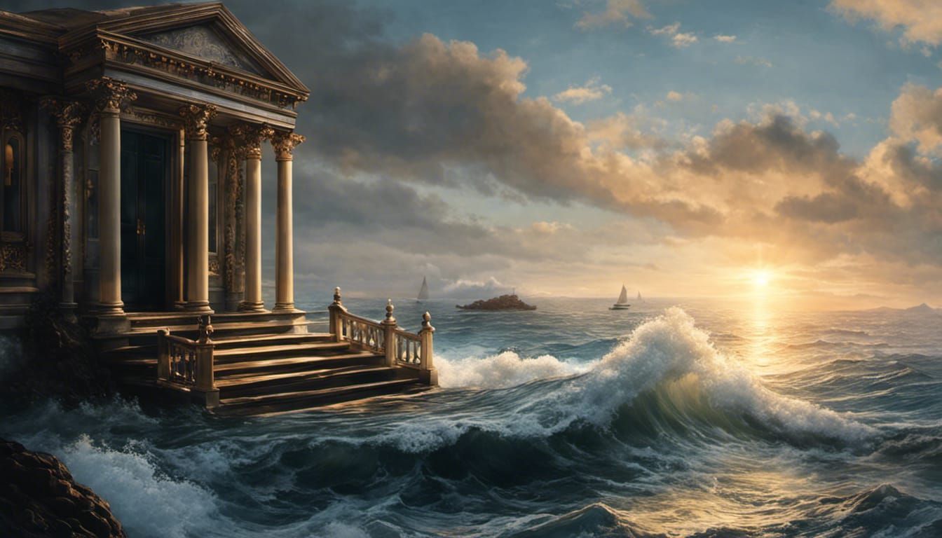 Hands Reaching for Door in Photorealistic Style