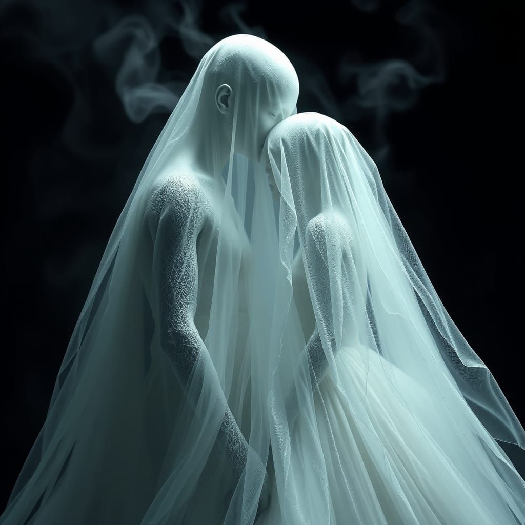 Abyssal Wedding with Ghosts in Steel and Silk