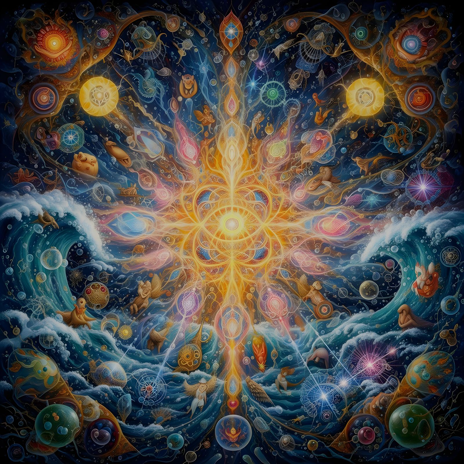 Vast Cosmic Ocean of Souls and Infinite Futures