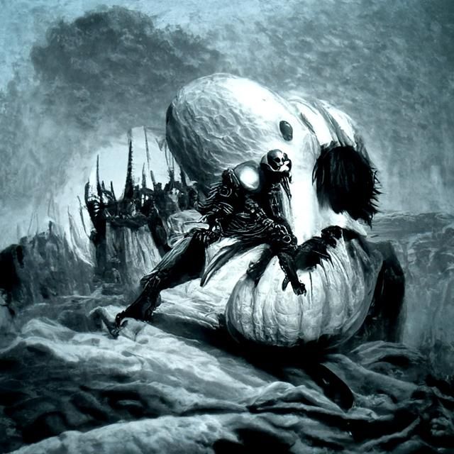 Jack Skellington in Engraving Style