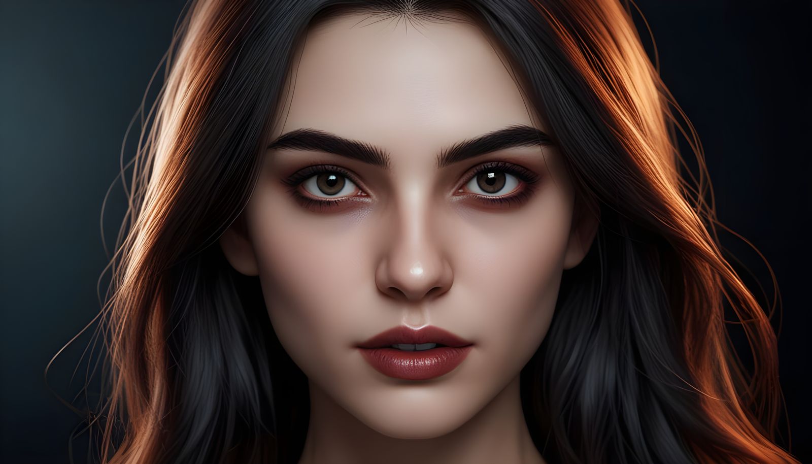 Vampire Goddess in Realistic Digital Art