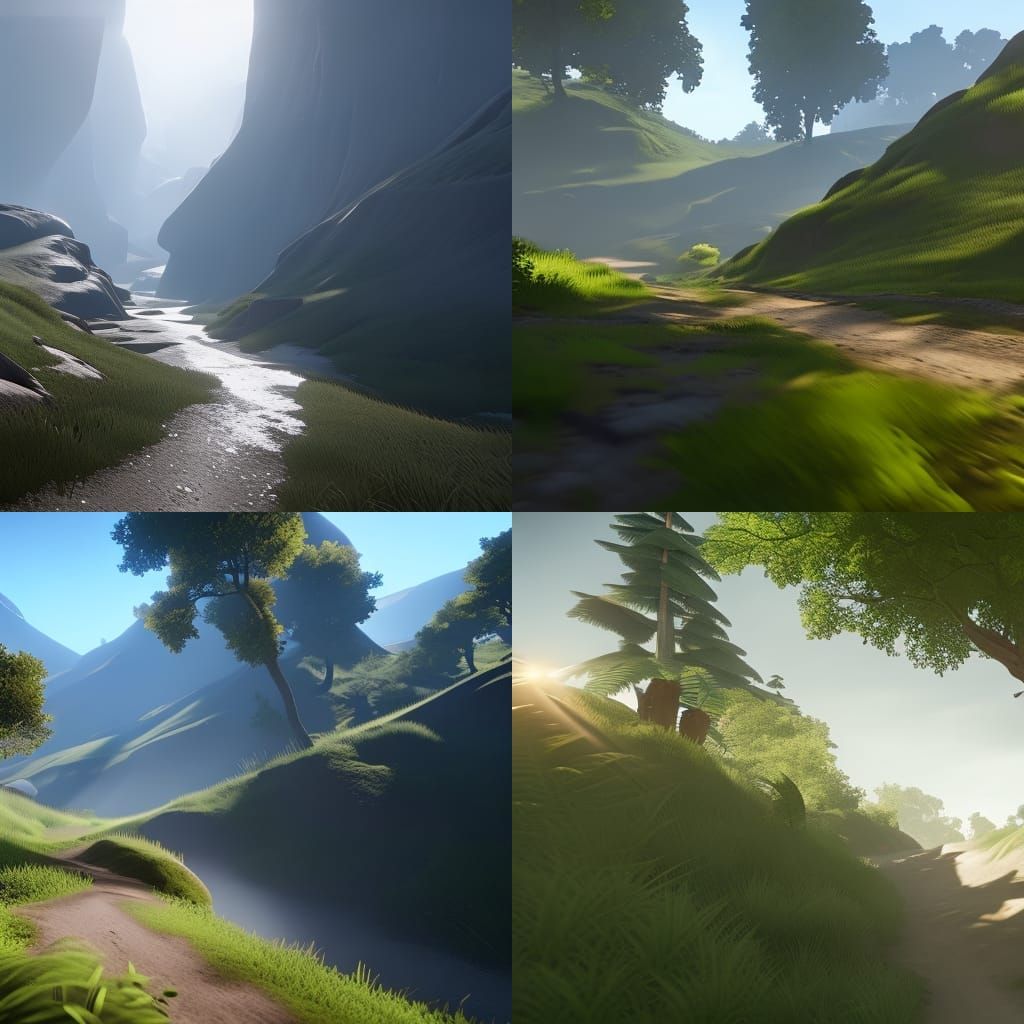 Chasing Down a Lane in 3D Game Style